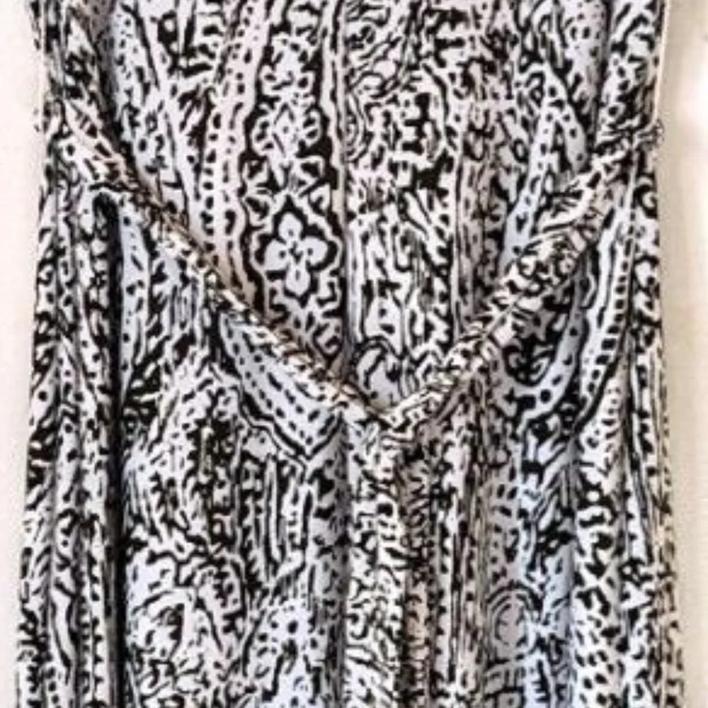 CHAUS New York Women's Long Dress Dinner Bohemia Cocktail Dress Green Be… - Picture 11 of 12